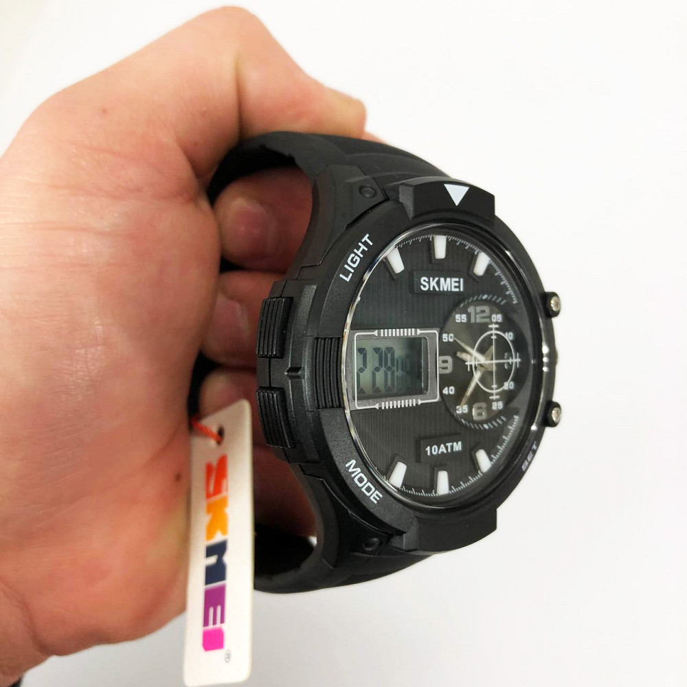 Стильні статусні наручні годинники стрілочні SKMEI 1761BKWT, Класичні годинники на руку для чоловіків HG-45 Івано-Франківськ - фото 8