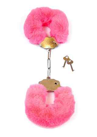 Наручники - Fetish Boss Series Furry Cuffs Pink Sex Aura Киев