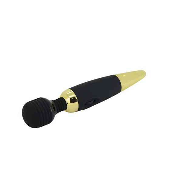 Класичний вібратор - Pretty Love Power Wand Black Gold Sex Aura Київ