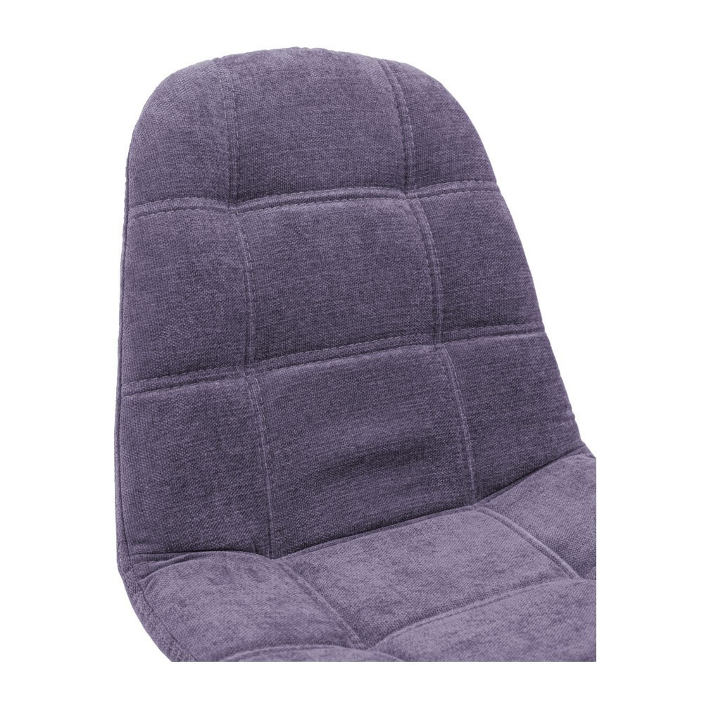 Стілець крісло м'який SplitDesign U Milan Violet чорні ніжки Фіолетовий Київ - фото 6