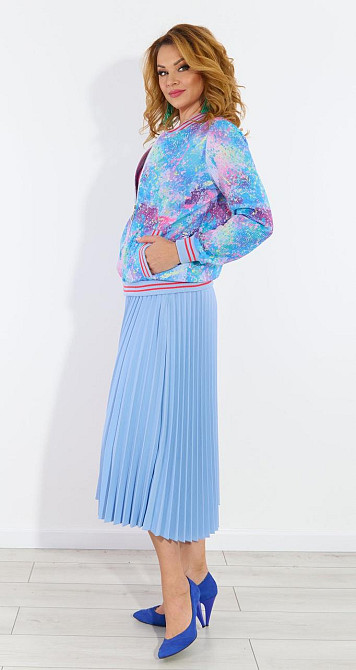 Костюм плісе з бомбером (48) Київ - фото 3