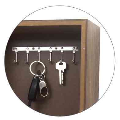 Настінні годинники Balvi Qubo, коричневі Ровно