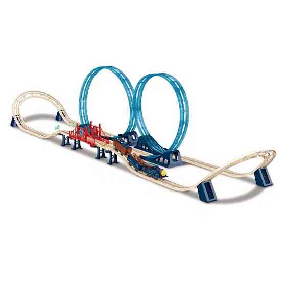 Залізниця з ретро поїздом типу на акумуляторі для хлопчиків CJ-4000549 Кам'янець-Подільський