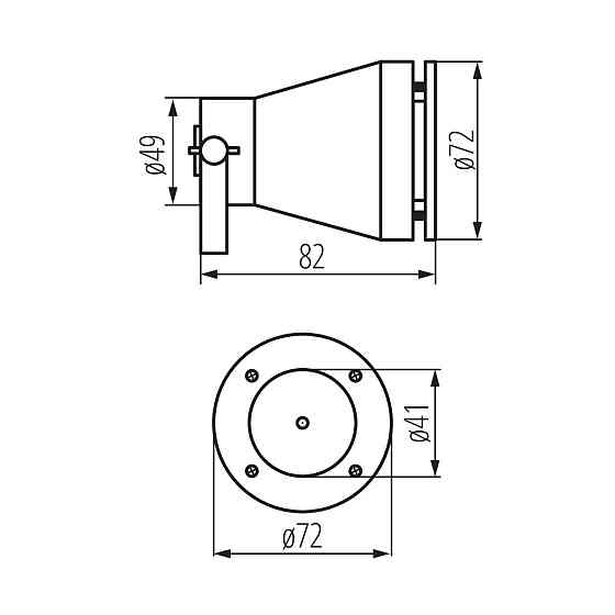 Подводная подсветка для фонтана, сада 12V G5.3 MR16 3000к AKVEN LED Kanlux Киев