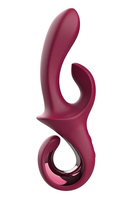 Вибратор-кролик Dreamtoys Glam Duo Vibrator с ручкой крючком, 22.7 х 4.2 см Sex Aura Киев - изображение 2