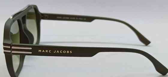 Брендовые классические мужские очки зеленый градиент в зелёной оправе. Киев