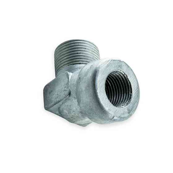 Угольник крана слива воды (алюм.) ДК DK ЗИЛ Мукачево