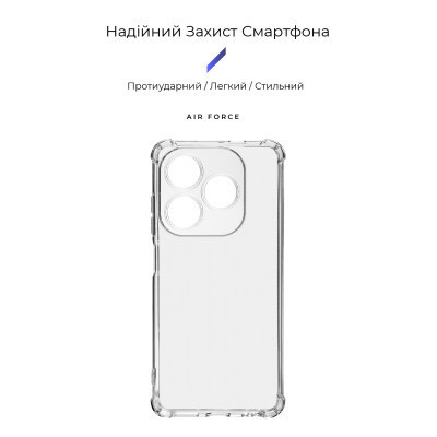 Чехол для мобильного телефона Armorstandart Air Force Tecno Spark 20 (KJ5n) Camera cover Transparent (ARM77679) Винница - изображение 3