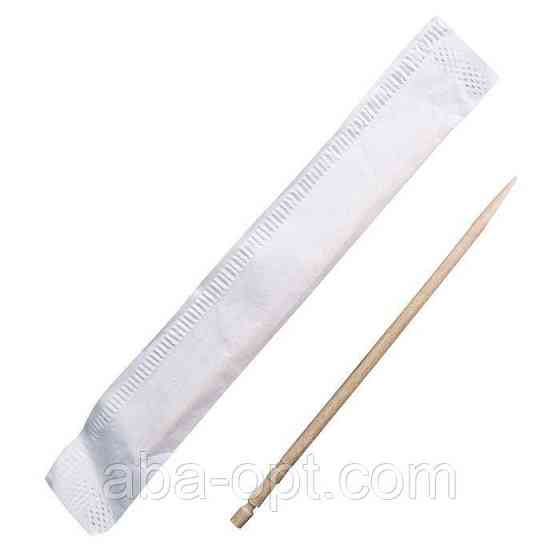 Зубочистка бамбукова в индивидуальной упаковке L 7 см ( 1000 шт).Aba-Opt Одесса