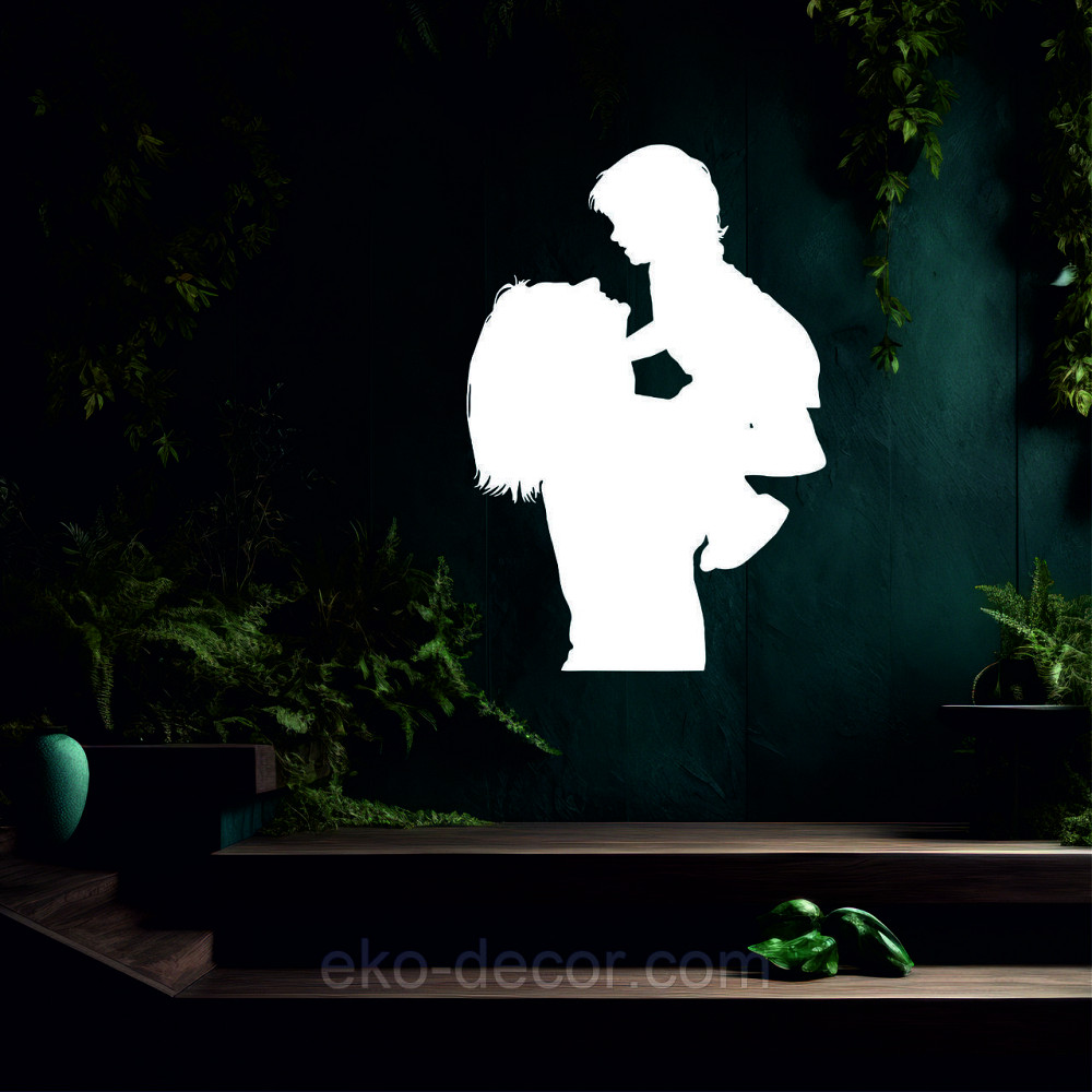 Декоративное настенное Панно «Мать и дитя», Декор на стену 70*62 см, Белый Киев - изображение 3