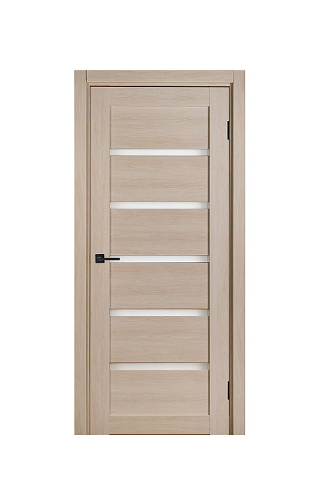 Двери Sun Doors Линнея New Дуб молочный + Cтекло сатин 80*200 см Двери межкомнатные со стеклом Киев - изображение 1