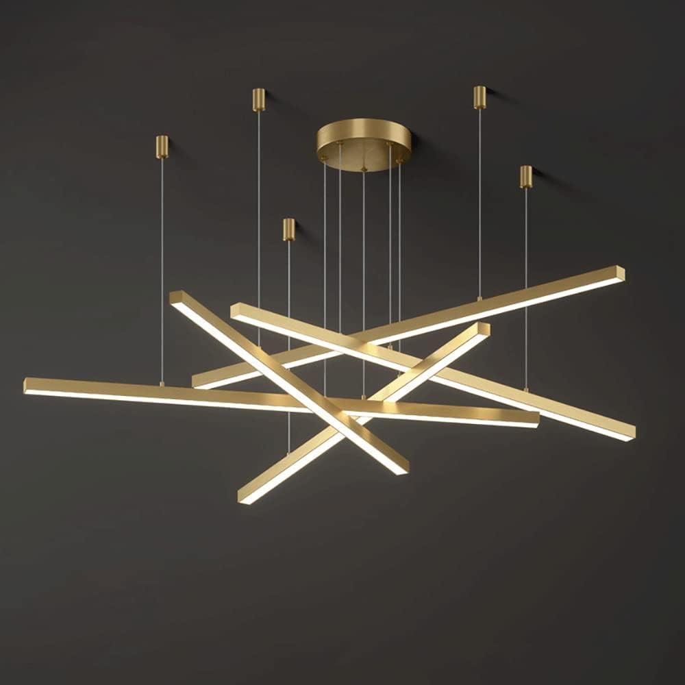 Люстра світлодіодна стельова PJ853 з пультом (Golden) 95х4см Київ - фото 2