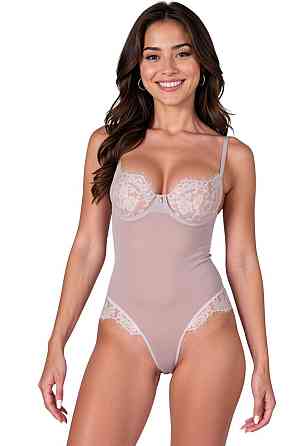 Боді Passion ZOVEL BODY light grey M Sex Aura Київ