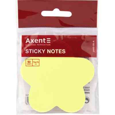 Бумага для заметок Axent с клейким слоем цветок 70х70мм, 50 листов (2443-05-A) Винница