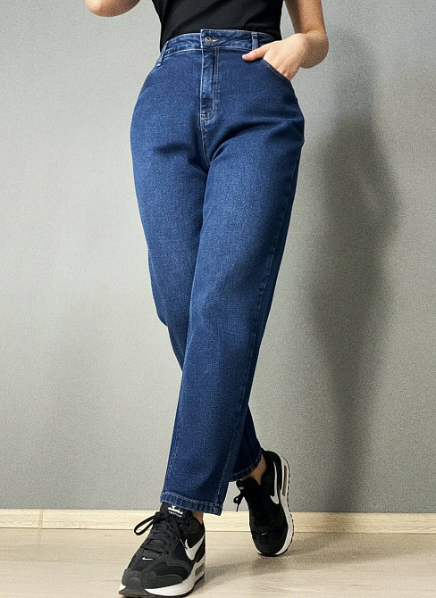 Джинсы женские Sherocco 3336 Mom Relax супер батал темно-синие, темно-синий, 44, 44, 116 см, 140 см Киев - изображение 11