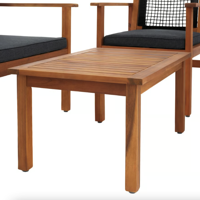 Комплект садових меблів Di Volio Marata чорний Київ - фото 4