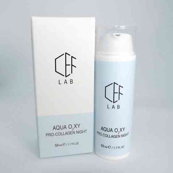 Проколагеновий Нічний Крем CEF Lab Aqua O2xy Pro-Collagen Night Cream 50 мл Дніпро