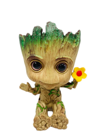 Горщик Грут Groot G8 Малюк з квіткою + стабілізований мох (Зелений) Вінниця