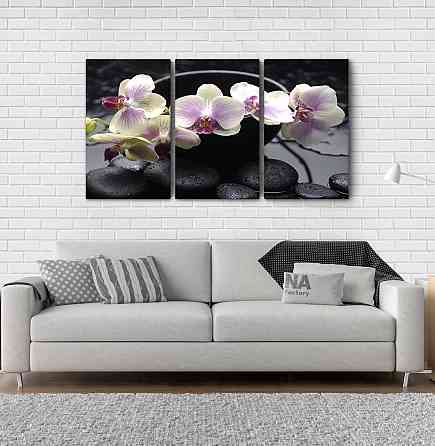 Модульна картина Орхідея Аrt-100_3А Київ