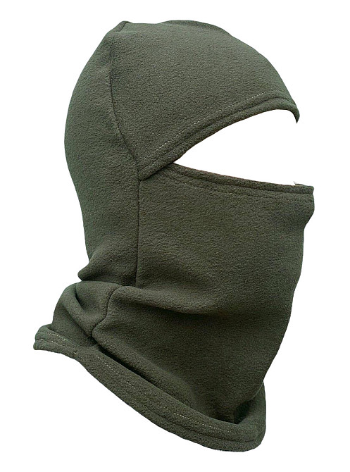Балаклава чоловіча тактична підшоломник флісова хакі олива, флісова шапка підшоломник Одеса - фото 7
