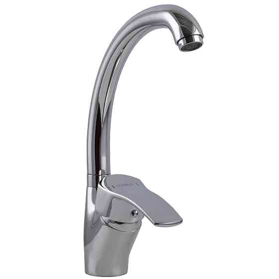 Змішувач для кухні Globus Lux QUEENSLAND GLQU-0203S-BIG боковий на ГАЙЦІ-(картридж Sedal) Луцк