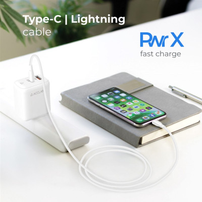 Дата кабель USB-C to Lightning 1.2m PwrX 30W ACCLAB (1283126559556) Вінниця - фото 5