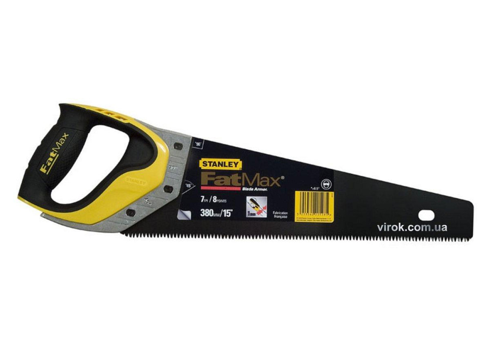 Ножівка по дереву STANLEY "FatMax" з покриттям "Appliflon", l= 380 мм, 7 зуб./1" Одеса - фото 1