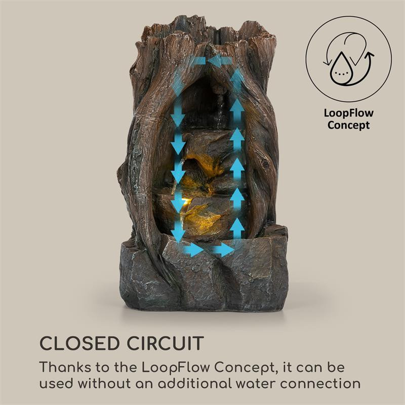 Сонячний фонтан Magic Tree 2,8 Вт, полірезин, батарея 5 год, світлодіоди імітація дерева (Німеччина, читати Рівне - фото 5