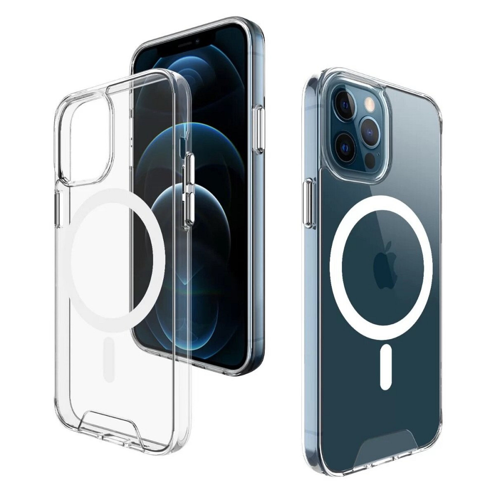 Чохол для смартфона Space Magnetic for Apple iPhone 15 Pro Max Transparent Київ - фото 2