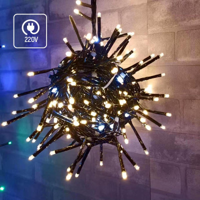 Гірлянда ColorWay Мішура-водоспад LED 250 5 м 150 теплий статичний+100 білий водоспад (CW-G-250L5VMC) Вінниця - фото 10