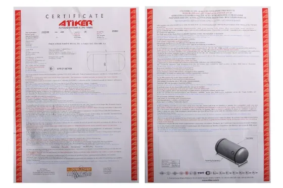 Баллон ГБО цилиндрический D244*L855мм 35л Atiker Винница