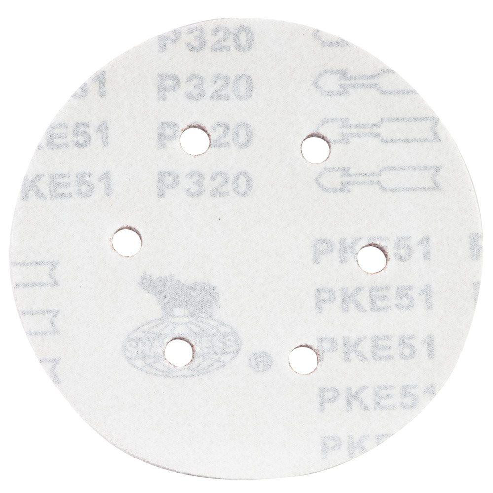 Шліфувальний круг 6 отворів Ø150 мм P320 (10 шт.) SIGMA (9122331) Київ - фото 2