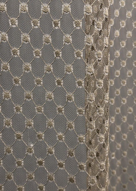 Тюль VR-Textil 1881т Гипюр Коричневый 300х270 см (42-0837) Киев - изображение 7