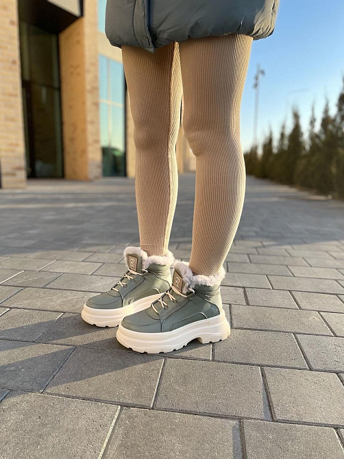 Черевики жіночі BR 07 мята натуральна шкіра зима 37-38р. (4890) Коломия - фото 8