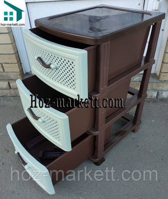 Комод пластиковый на 3 ящика Харьков - изображение 7