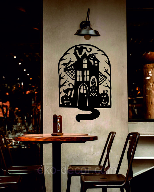 Декоративне настінне Панно «Замок», Декор на стіну 70*47 см, Чорний Київ - фото 7