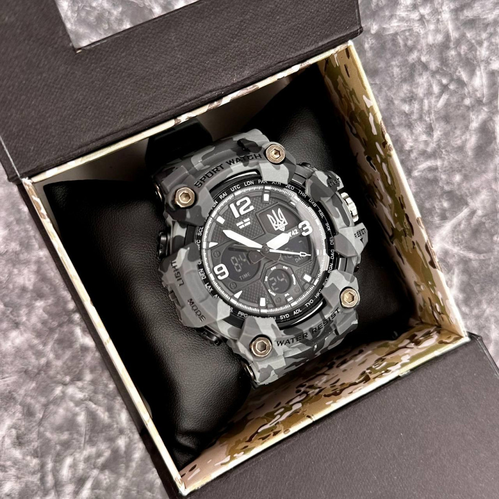 Patriot 006CMGYUASI Тризуб срібло Сірий камуфляж + Коробка. SBR Київ - фото 3