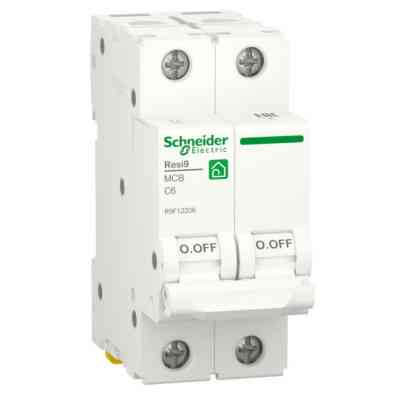 Автоматичний вимикач Schneider Electric RESI9 6kA 2P 6A C (R9F12206) Вінниця