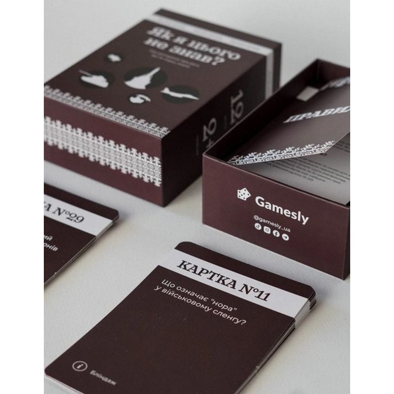 Карткова гра "Як я цього не знав? Military Edition" 290124, 110 карток Вінниця - фото 8