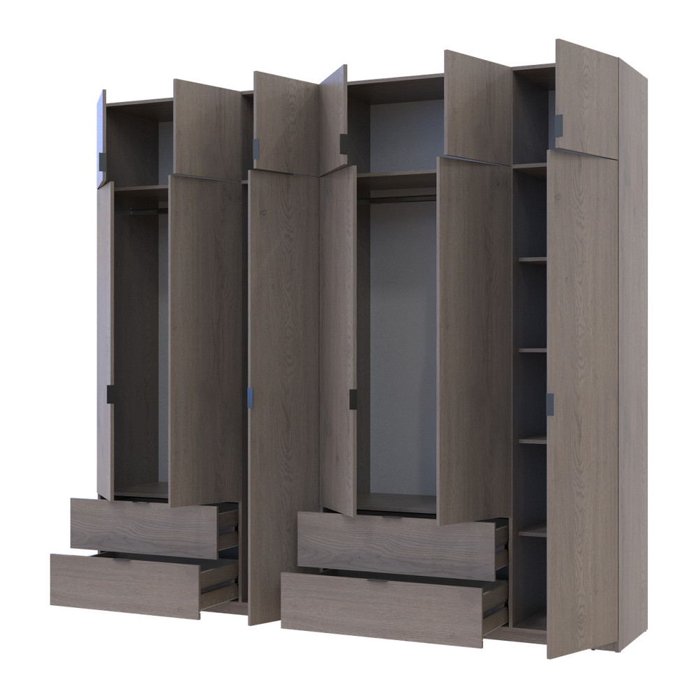 Комплект шаф для одягу Doros Лукас (2 шт.) 255х50х240 см Канноло (DRS-011851) Дніпро - фото 3