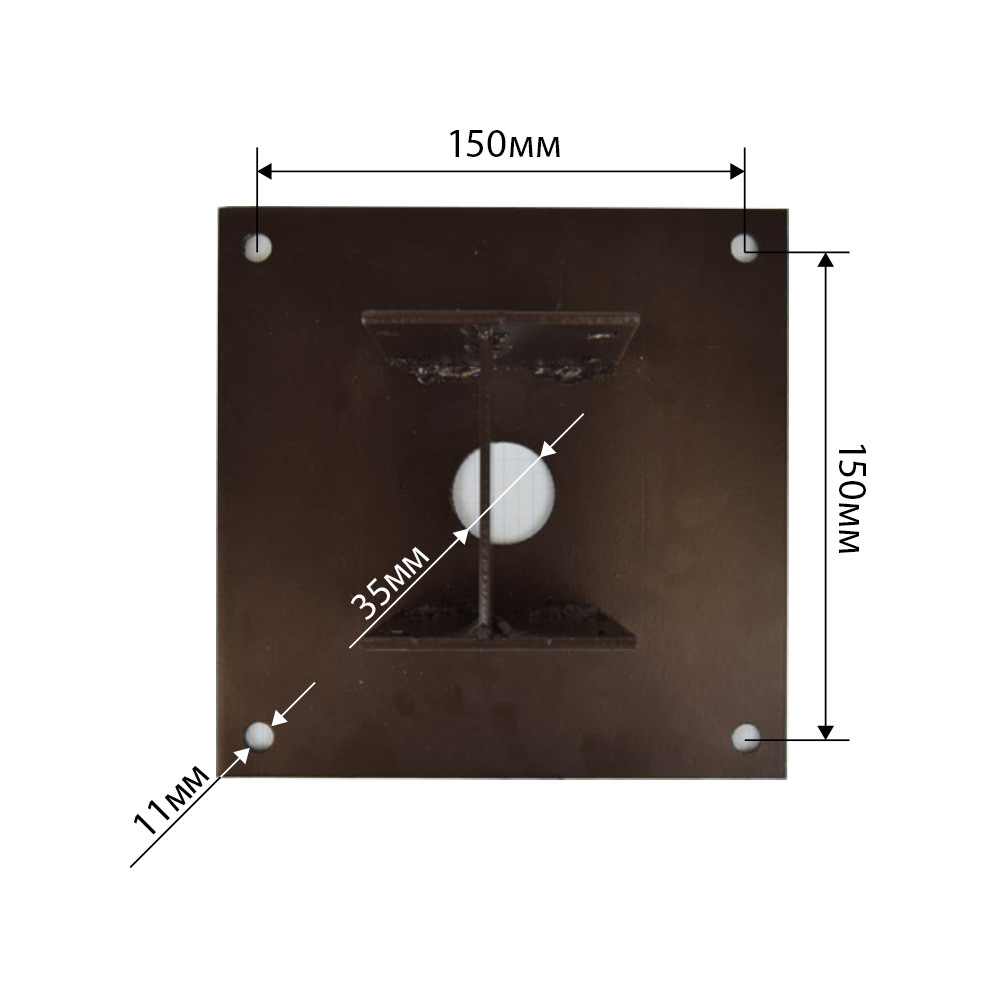 Стовп 103Р 2.5м для монтажу відеокамер, панелей виклику, прожекторів, клавіатур Киев - изображение 2