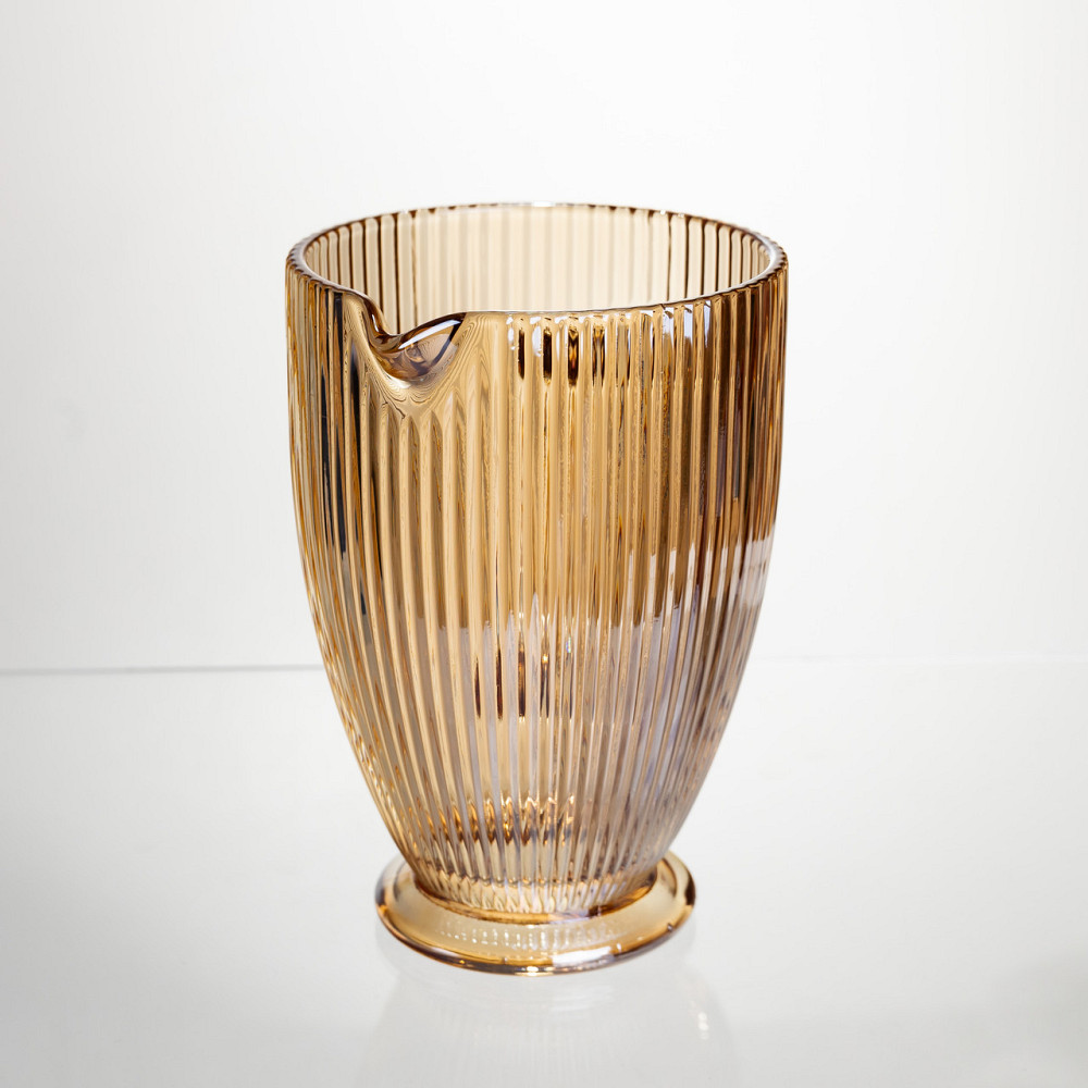 Глечик скляний універсальний 1,2 л фігурний Коричневий Yiwu HP-19-202 Коломия - фото 2