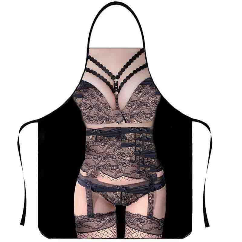 Фартух еротичний на кухню 80 на 60 см різнобарвний Київ - фото 1