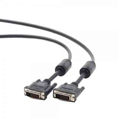 Кабель мультимедійний DVI M to DVI M 4.5m 24+1pin Cablexpert (CC-DVI2-BK-15) Вінниця