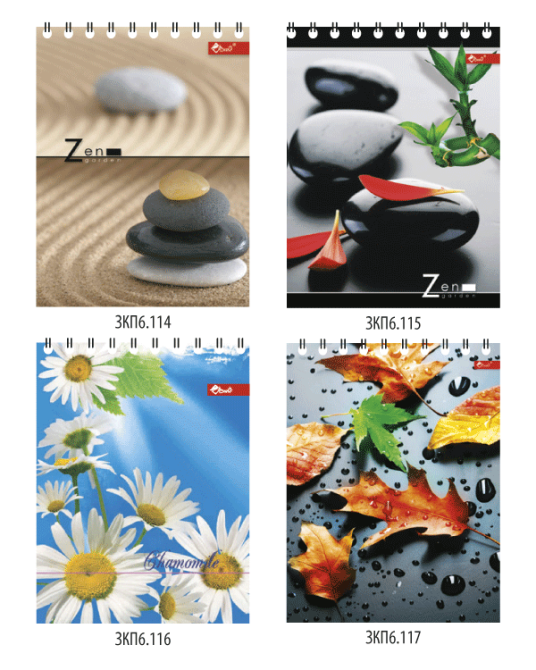 Блокнот на пружині 40арк. А6 "Скат" ЗК-11, шт Київ - фото 1