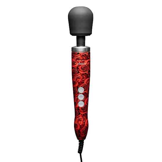 Вібромасажер DOXY Die Cast ROSE PATTERN, дуже потужний, живлення 220В, металевий корпус Sex Aura Київ