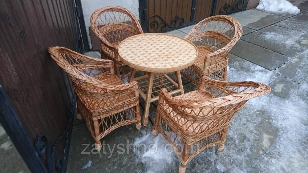 Детский плетеный комплект мебели Киев - изображение 3