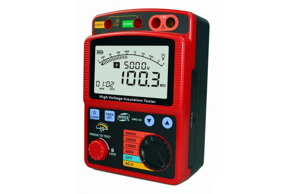 Цифровой мегаомметр (0-1000 ГΩ) BENETECH GM3125 Киев - изображение 1