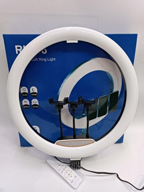LED лампа кольцевая RL-18 45 см Светодиодная большая лампа Оригинал Київ - фото 6