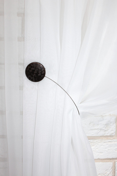 Магніти для штор і гардин (107м) Родос набір 2 шт Шоколадний (81-018) Київ - фото 3